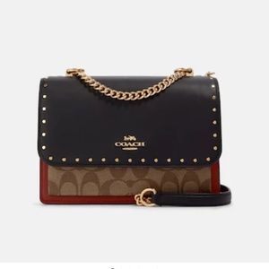 Klare Crossbody In Signature Canvas With Rivets